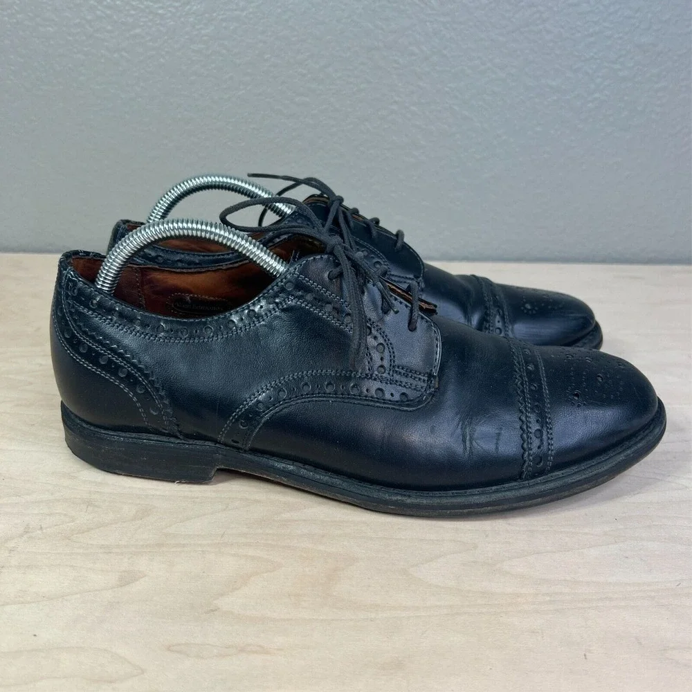 Allen Edmonds Whitney Mens‎ Black Leather  Dress Shoe Size 9 D